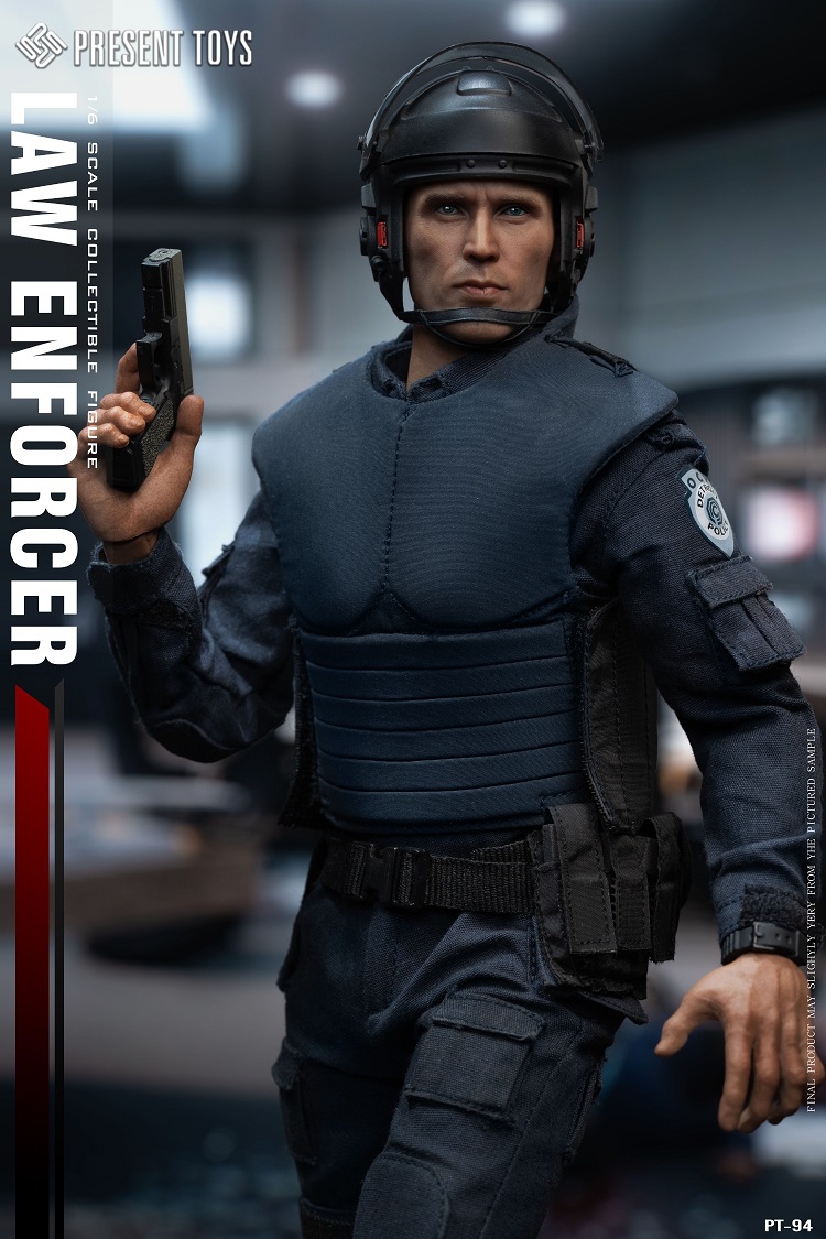 (Pre-order)Present Toys 1/6 Scale Law Enforcer 12 Inch Realistic Figure PT-SP94