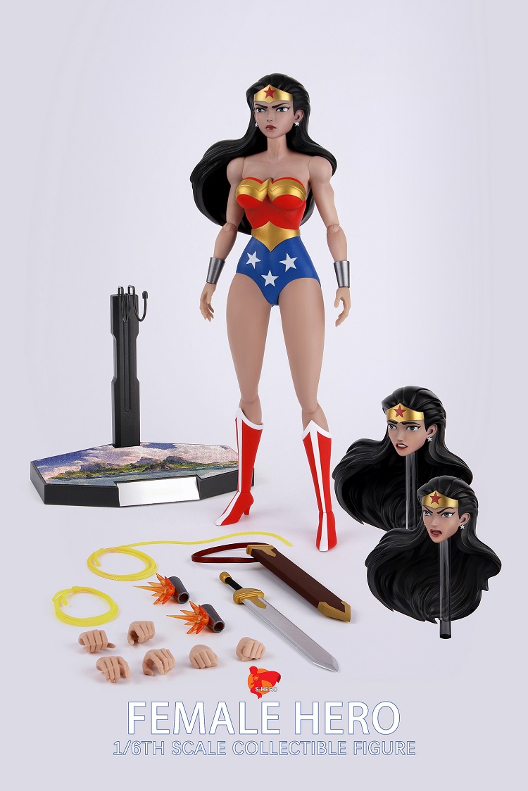 (In Stock)S Hero Wonder Woman 1/6 Female Hero Action Figure SH007