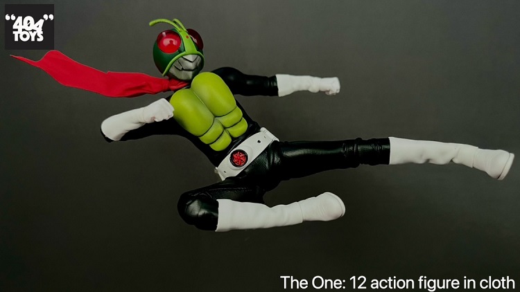 (In Stock)404 Toys Kamen Rider 1/12 Insect Warrior Masked Rider 6 Inch Figure