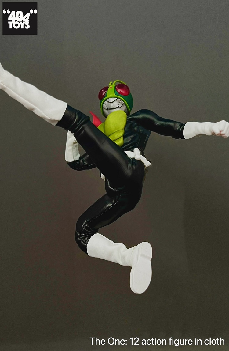 (In Stock)404 Toys Kamen Rider 1/12 Insect Warrior Masked Rider 6 Inch Figure