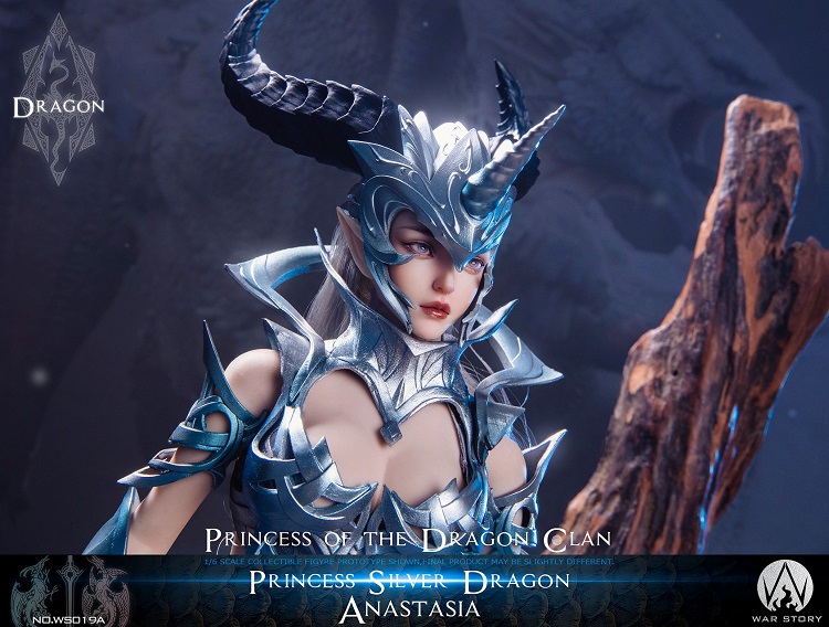 (In Stock)WAR STORY 1/6 WS019A Princess Of The Dragon Clan Figure Statue Model Toys