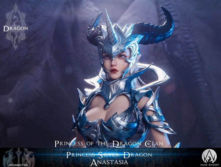 (In Stock)WAR STORY 1/6 WS019A Princess Of The Dragon Clan Figure Statue Model Toys