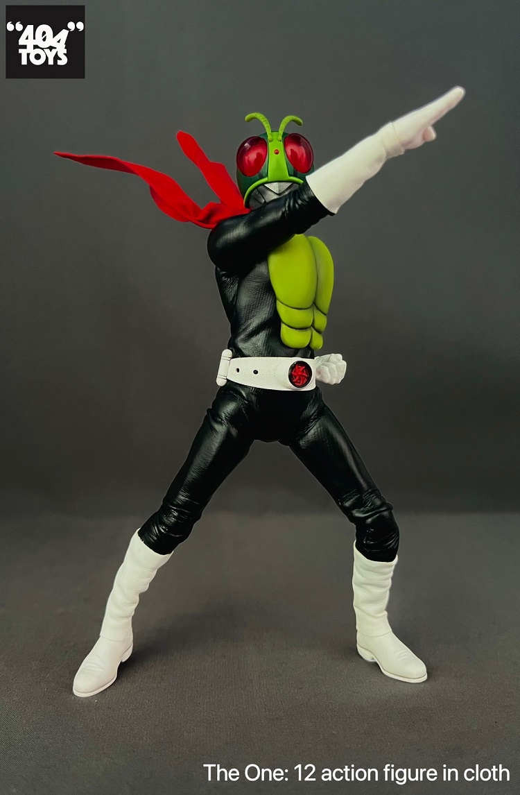 (In Stock)404 Toys Kamen Rider 1/12 Insect Warrior Masked Rider 6 Inch Figure