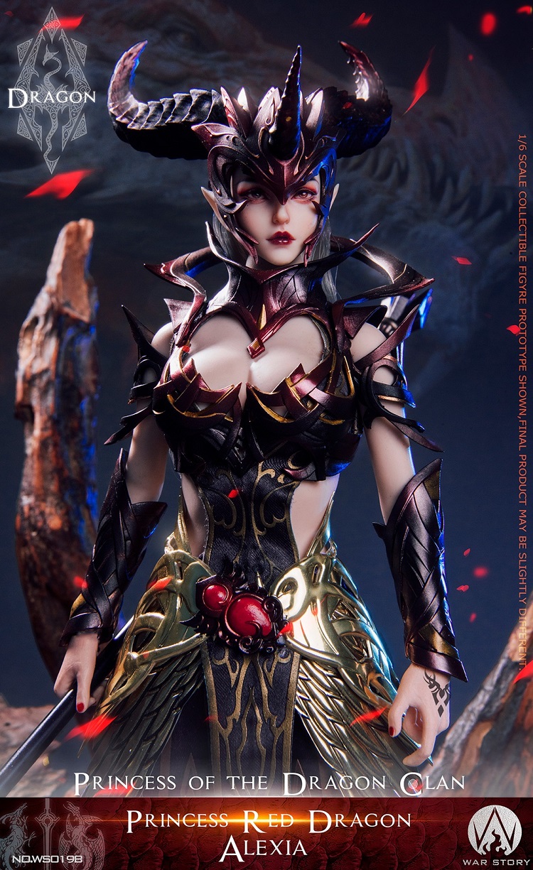 (In Stock)WAR STORY 1/6 WS019B Princess Of The Dragon Clan Figure Statue Model Toys