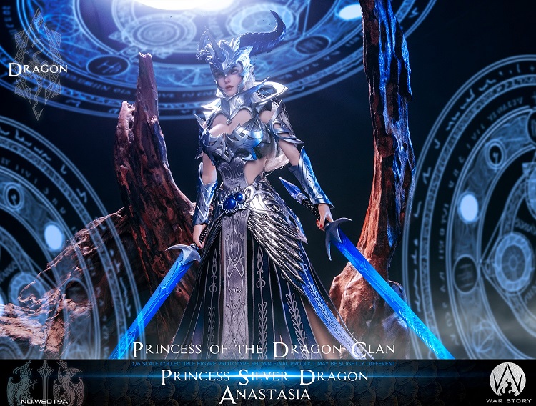 (In Stock)WAR STORY 1/6 WS019A Princess Of The Dragon Clan Figure Statue Model Toys