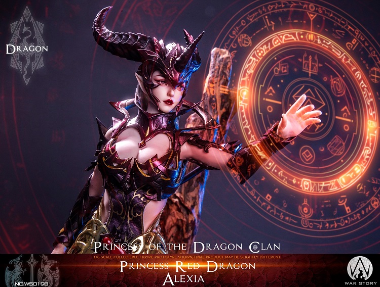 (In Stock)WAR STORY 1/6 WS019B Princess Of The Dragon Clan Figure Statue Model Toys
