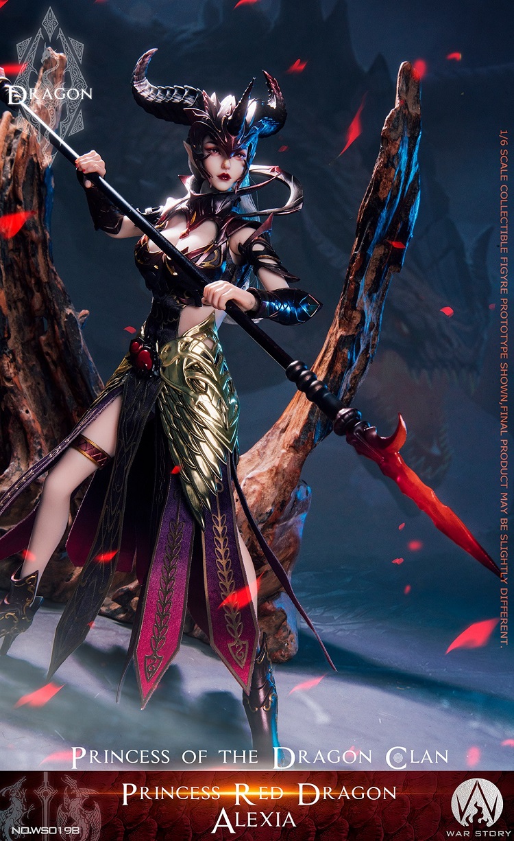 (In Stock)WAR STORY 1/6 WS019B Princess Of The Dragon Clan Figure Statue Model Toys