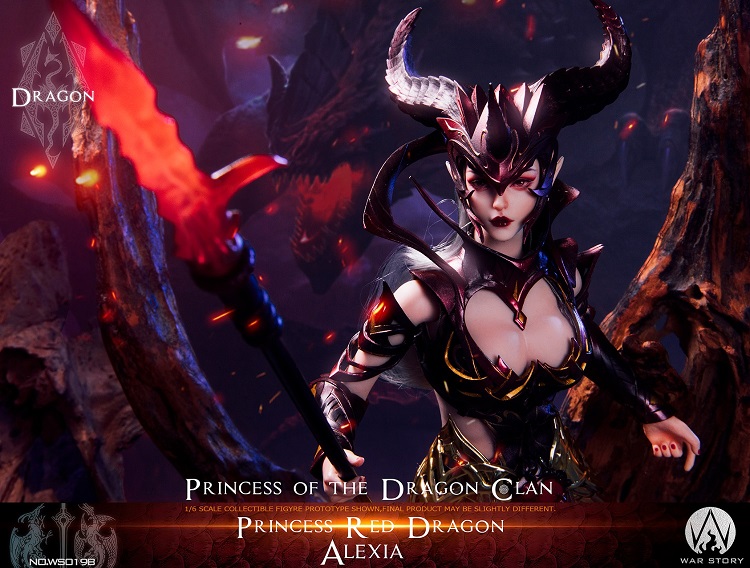 (In Stock)WAR STORY 1/6 WS019B Princess Of The Dragon Clan Figure Statue Model Toys