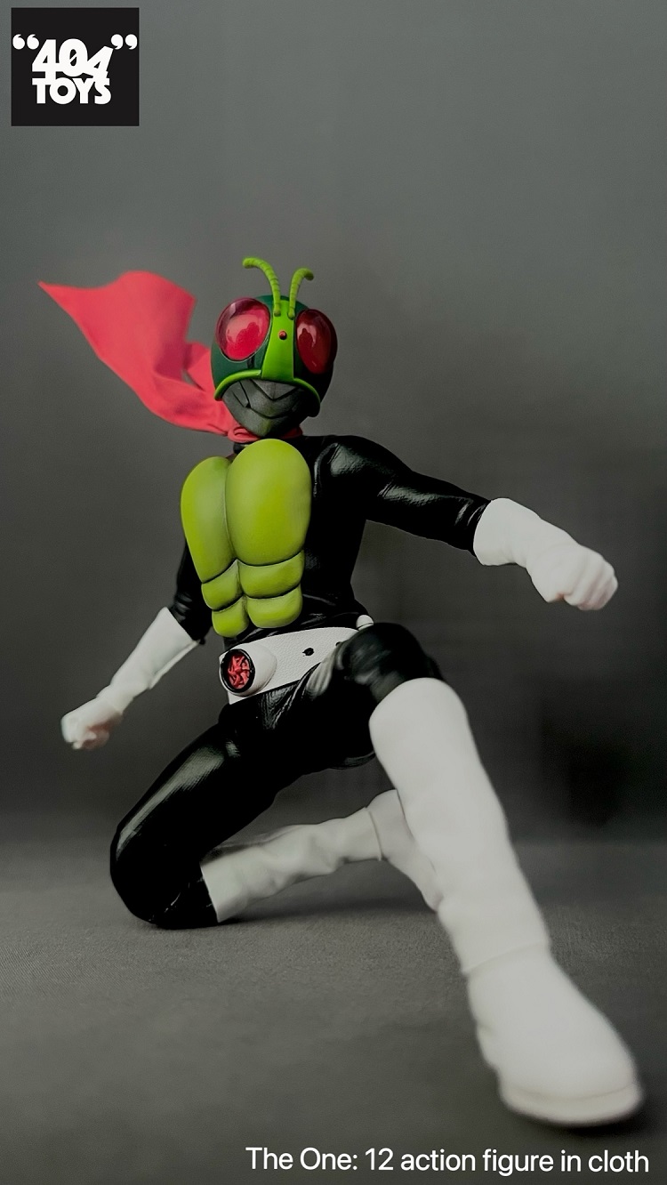 (In Stock)404 Toys Kamen Rider 1/12 Insect Warrior Masked Rider 6 Inch Figure