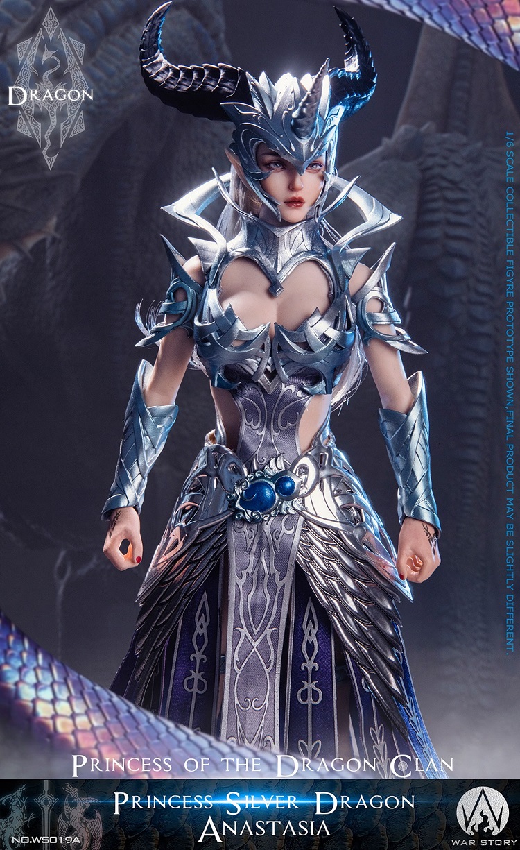 (In Stock)WAR STORY 1/6 WS019A Princess Of The Dragon Clan Figure Statue Model Toys