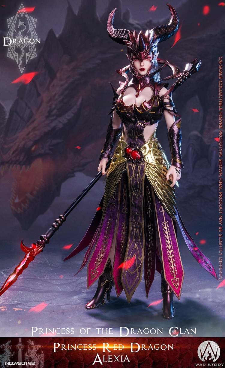 (In Stock)WAR STORY 1/6 WS019B Princess Of The Dragon Clan Figure Statue Model Toys
