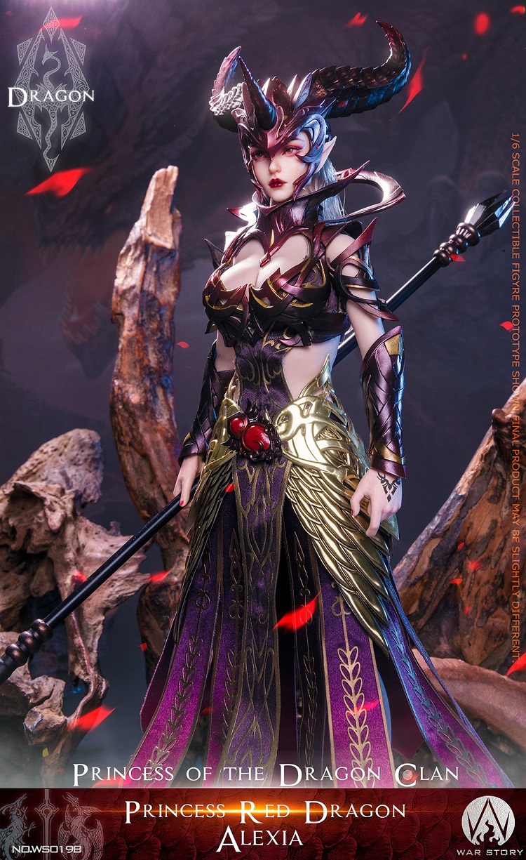 (In Stock)WAR STORY 1/6 WS019B Princess Of The Dragon Clan Figure Statue Model Toys
