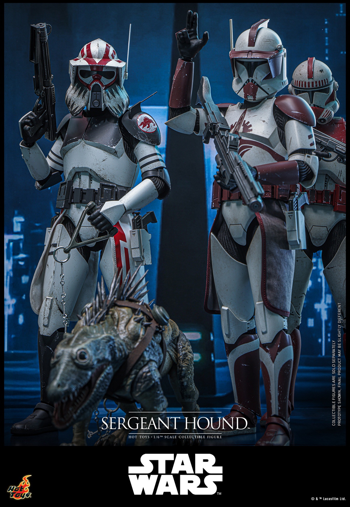 (Pre-order)Hot Toys 1/6 Star Wars: The Clone Wars™ Sergeant Hound™ TMS167