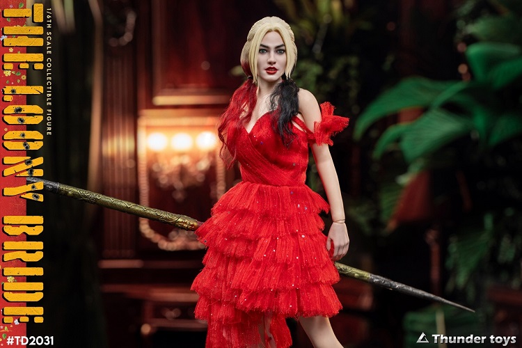 (In Stock)Thunder Toys Harley Quinn TD2031 1/6 Crazy Bride 12