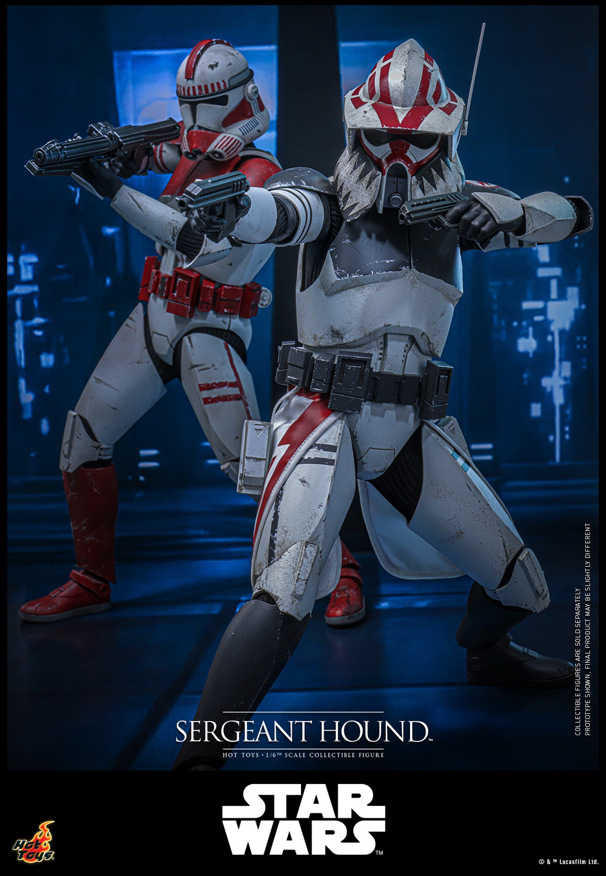 (Pre-order)Hot Toys 1/6 Star Wars: The Clone Wars™ Sergeant Hound™ TMS167
