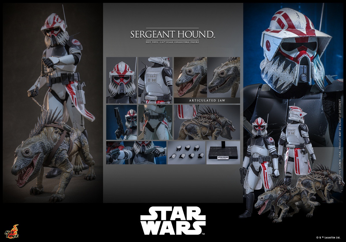 (Pre-order)Hot Toys 1/6 Star Wars: The Clone Wars™ Sergeant Hound™ TMS167