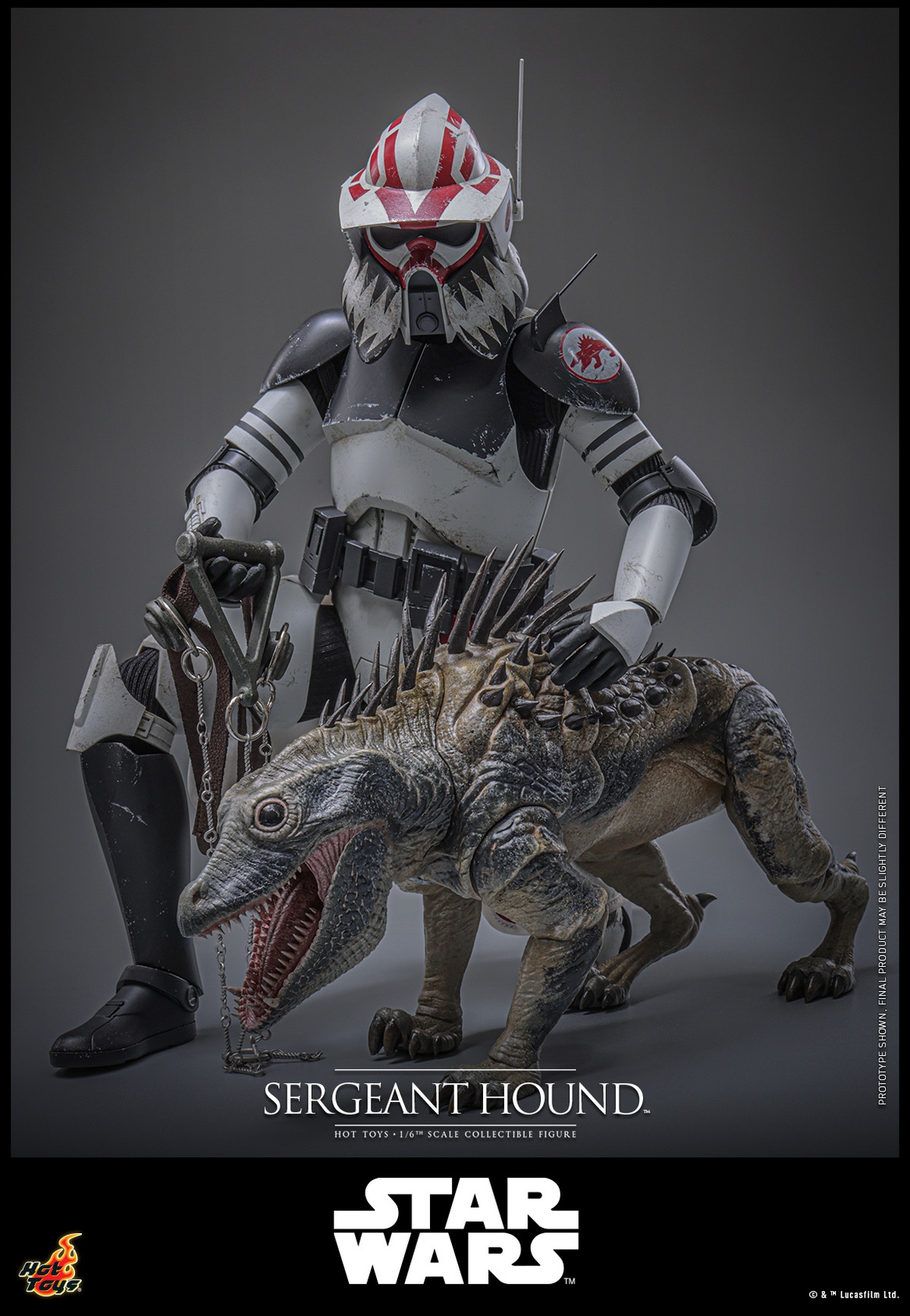 (Pre-order)Hot Toys 1/6 Star Wars: The Clone Wars™ Sergeant Hound™ TMS167