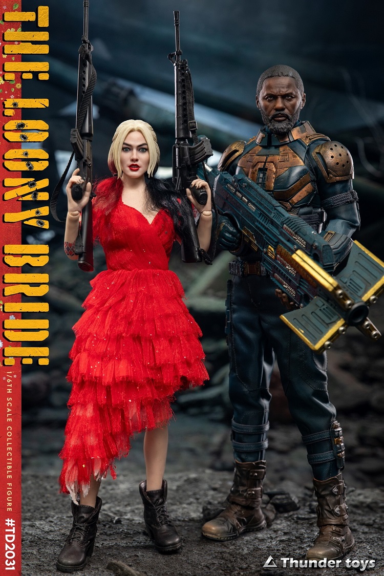 (In Stock)Thunder Toys Harley Quinn TD2031 1/6 Crazy Bride 12