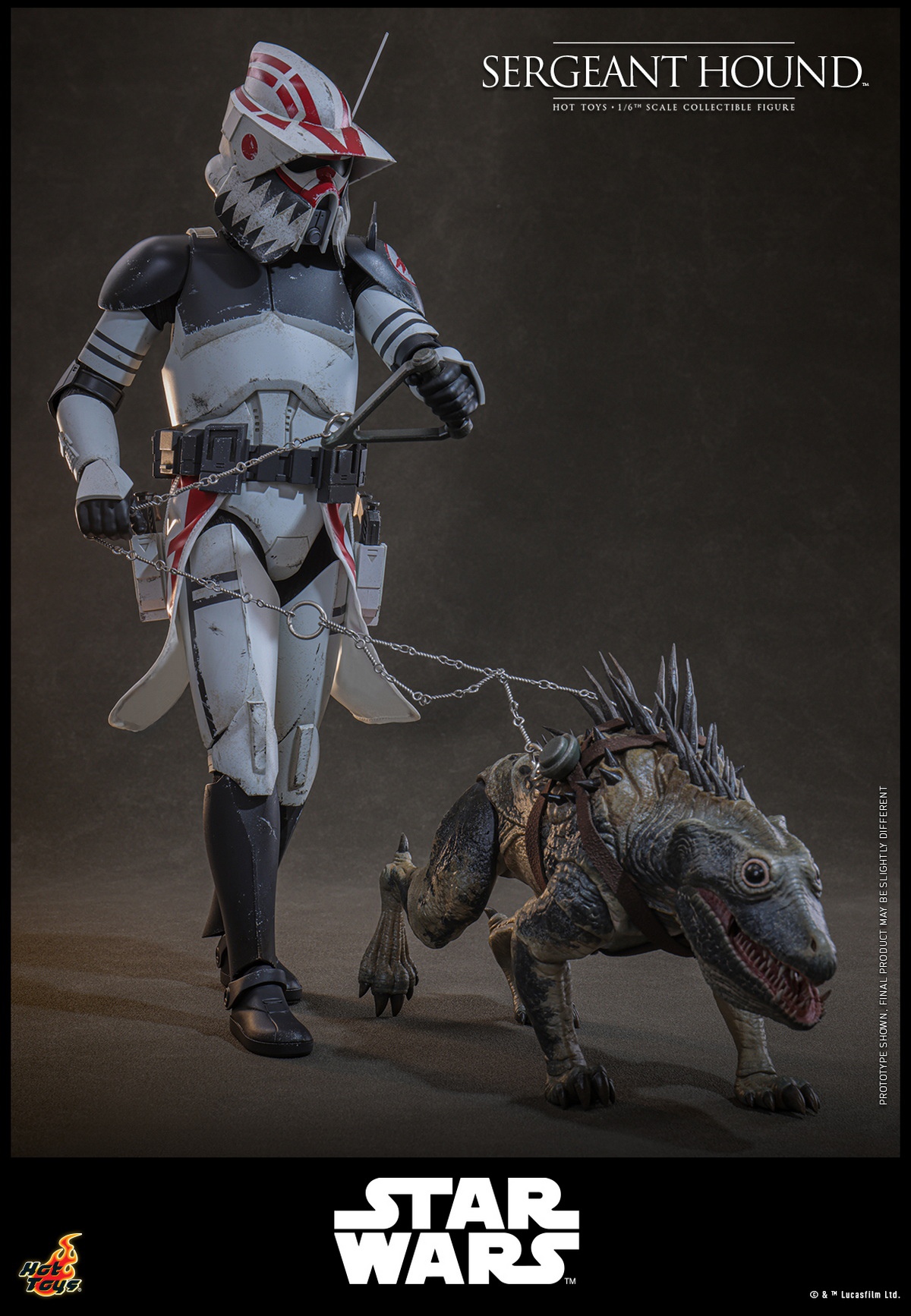 (Pre-order)Hot Toys 1/6 Star Wars: The Clone Wars™ Sergeant Hound™ TMS167