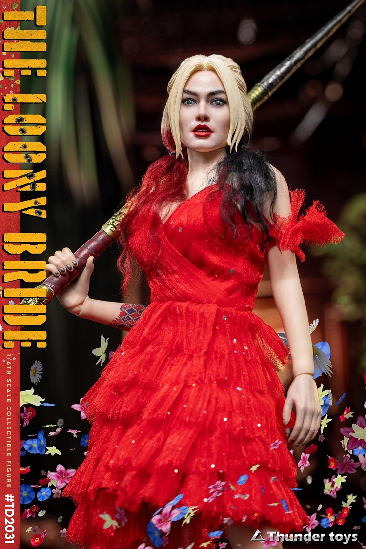 (In Stock)Thunder Toys Harley Quinn TD2031 1/6 Crazy Bride 12