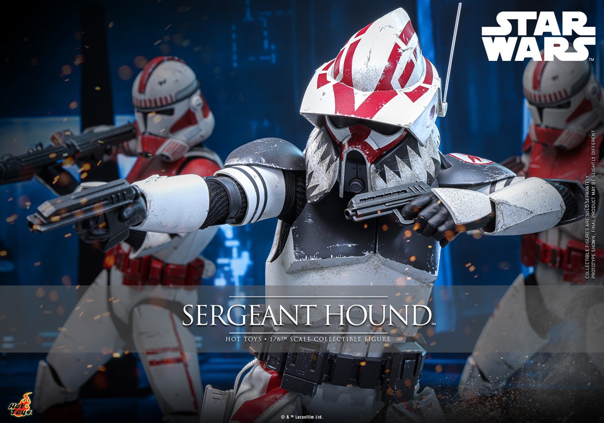 (Pre-order)Hot Toys 1/6 Star Wars: The Clone Wars™ Sergeant Hound™ TMS167