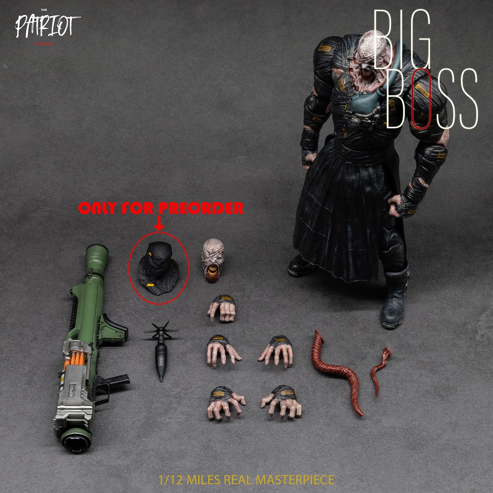 (In Stock)Patriot Studio Nemesis 1/12 The Big Boss Movable Figure PA018
