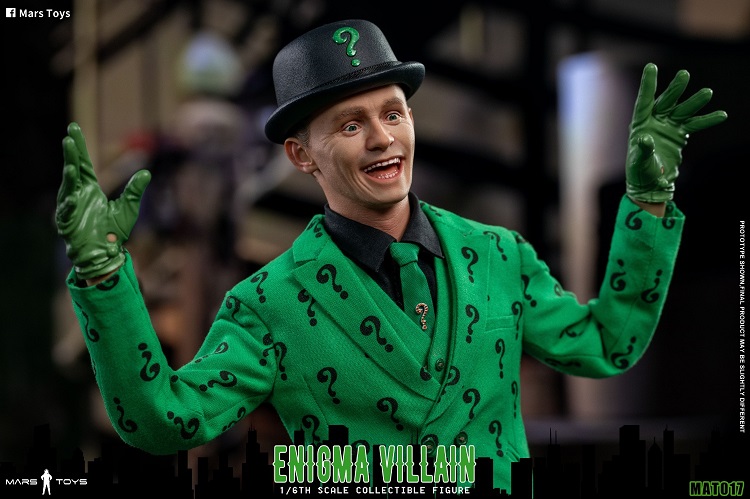 (In Stock)Mars Toys 1/6 Enigma Villain 12 Inch Realistic Figure MAT017
