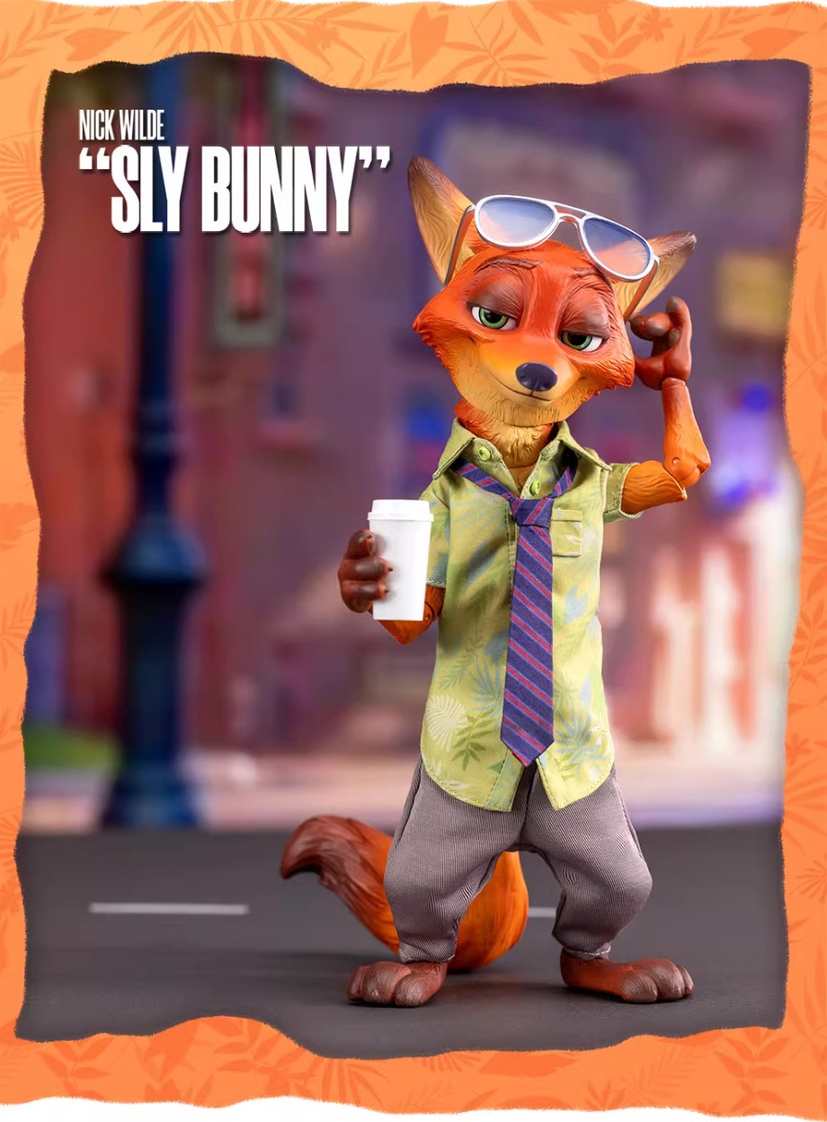 (In Stock)POPMART 1/8 Resonance GONG-009 Zootopia Series-Nick Wilde/Judy Hopps Action Figure