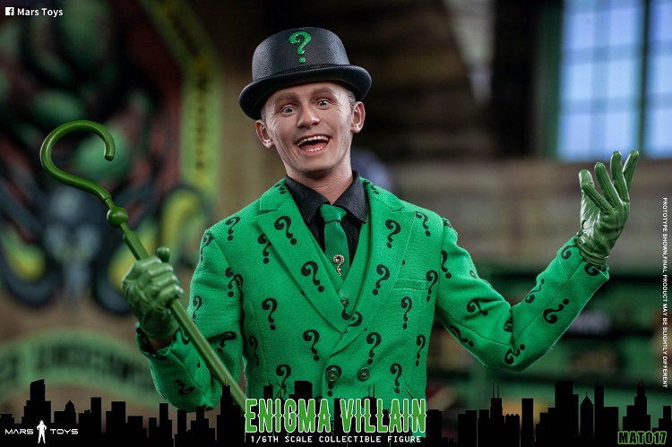 (In Stock)Mars Toys 1/6 Enigma Villain 12 Inch Realistic Figure MAT017