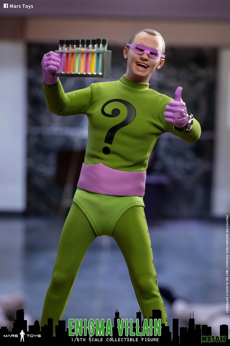 (In Stock)Mars Toys 1/6 Enigma Villain 12 Inch Realistic Figure MAT017