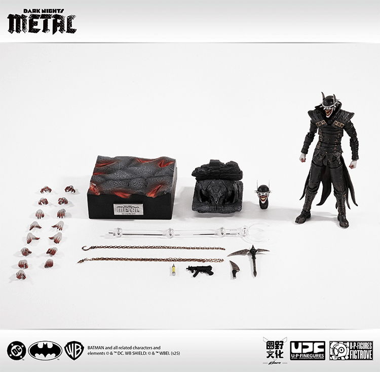 (Pre-order)YuanYe Culture 1/12 Dark Nights: Metal Laughing Bat 6 Inch Movable Figure