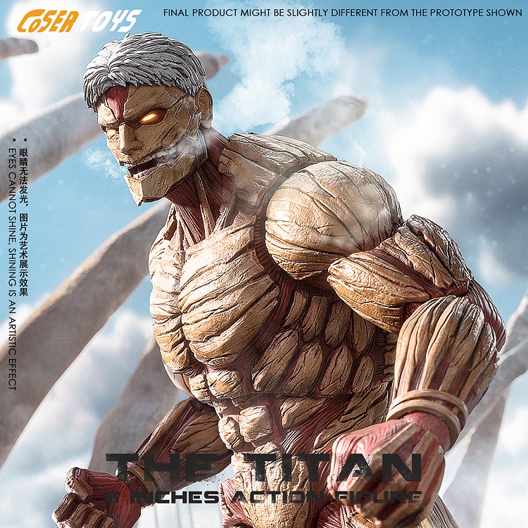 (In Stock)Coser Toys 1/12 Attack on Titan 6 Inch Movable Figure AD-003