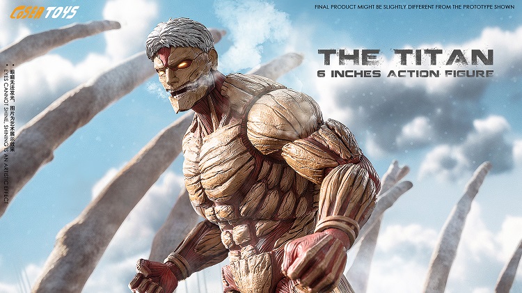 (In Stock)Coser Toys 1/12 Attack on Titan 6 Inch Movable Figure AD-003