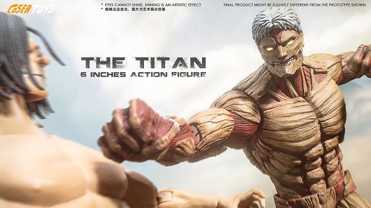 (In Stock)Coser Toys 1/12 Attack on Titan 6 Inch Movable Figure AD-003