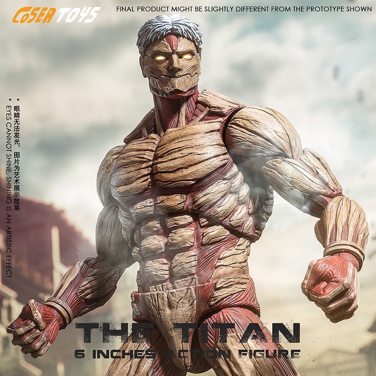 (In Stock)Coser Toys 1/12 Attack on Titan 6 Inch Movable Figure AD-003