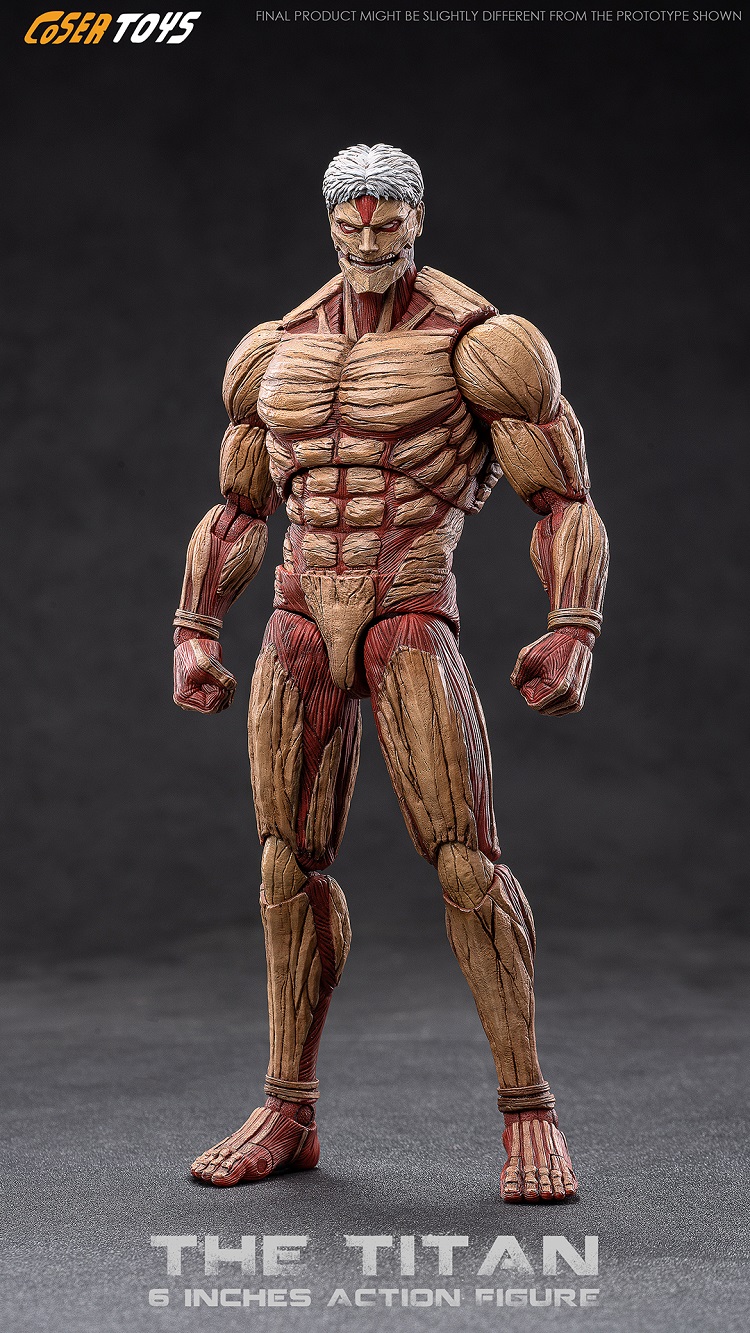 (In Stock)Coser Toys 1/12 Attack on Titan 6 Inch Movable Figure AD-003