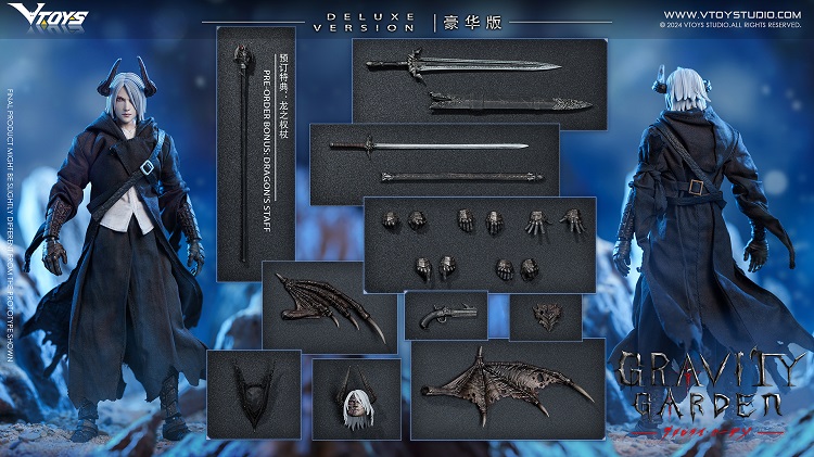 (In Stock)VTOYS 1/12 Gravity Garden Dragon Breath Hunter 6 Inch Realistic Figure VSD009