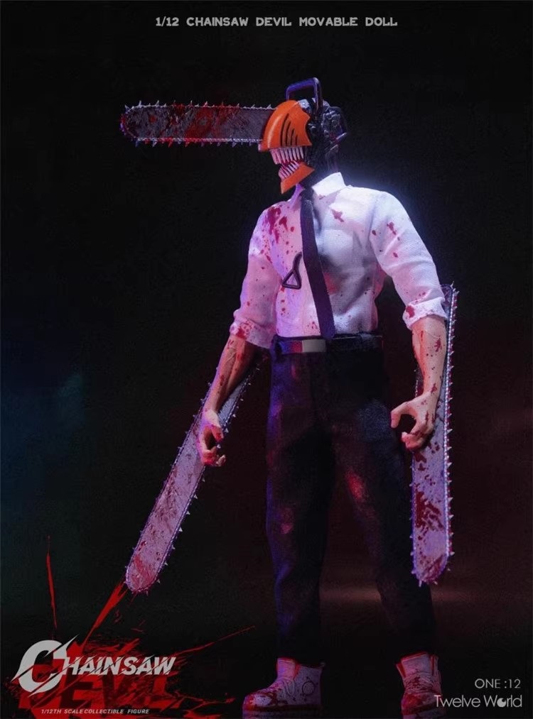 (In Stock)TWTOYS TW2258A 1/12 Chainsaw Devil 6 Inch Movable Figure
