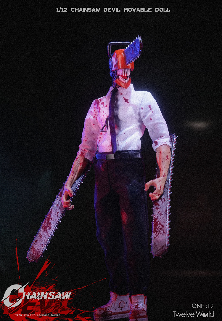 (In Stock)TWTOYS TW2258A 1/12 Chainsaw Devil 6 Inch Movable Figure