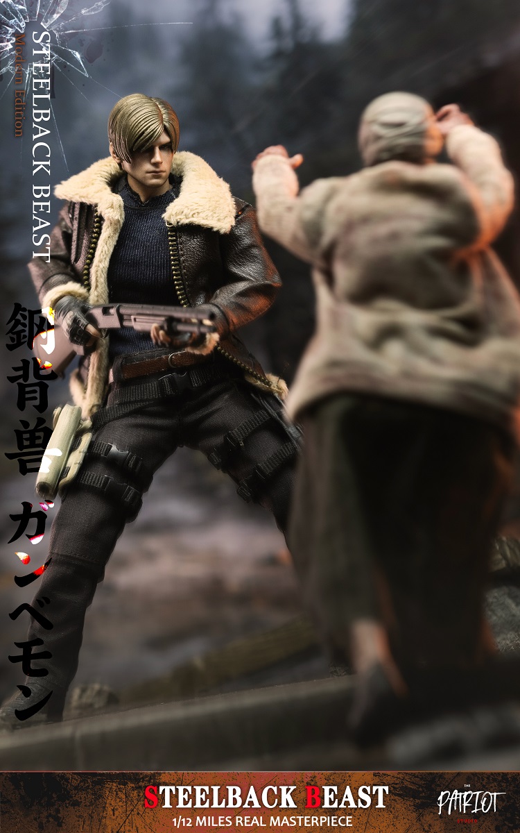 (In Stock)Patriot Studio 1/12 Leon Steelback Beast 6 Inch Movable Figure PA019
