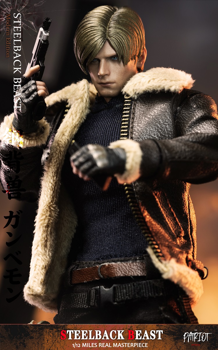 (In Stock)Patriot Studio 1/12 Leon Steelback Beast 6 Inch Movable Figure PA019