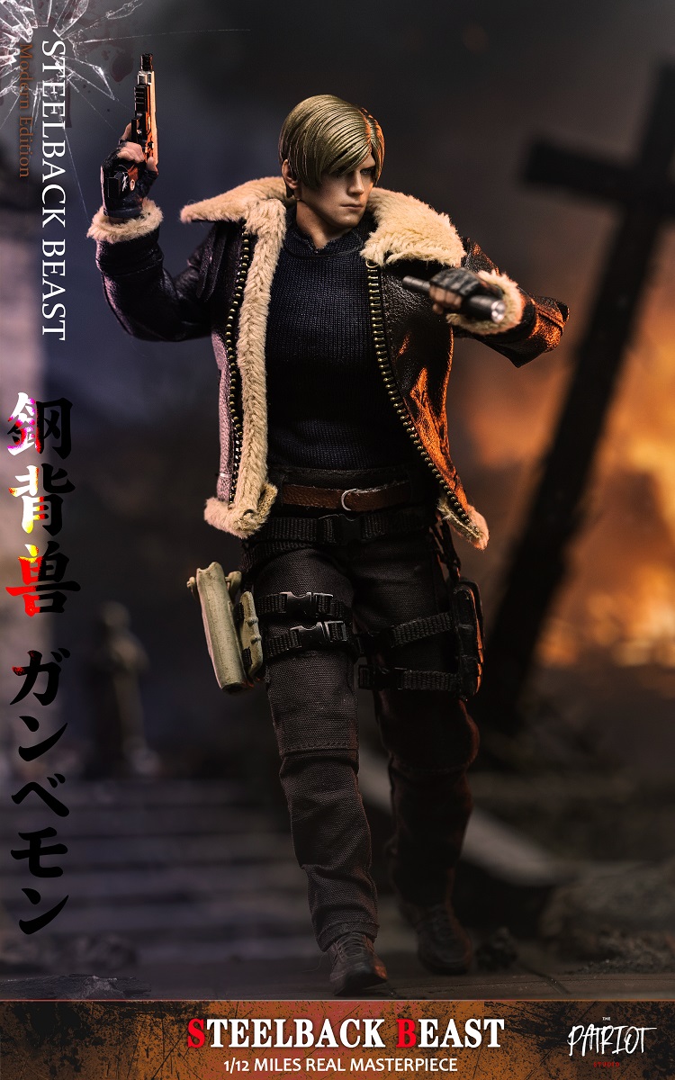 (In Stock)Patriot Studio 1/12 Leon Steelback Beast 6 Inch Movable Figure PA019