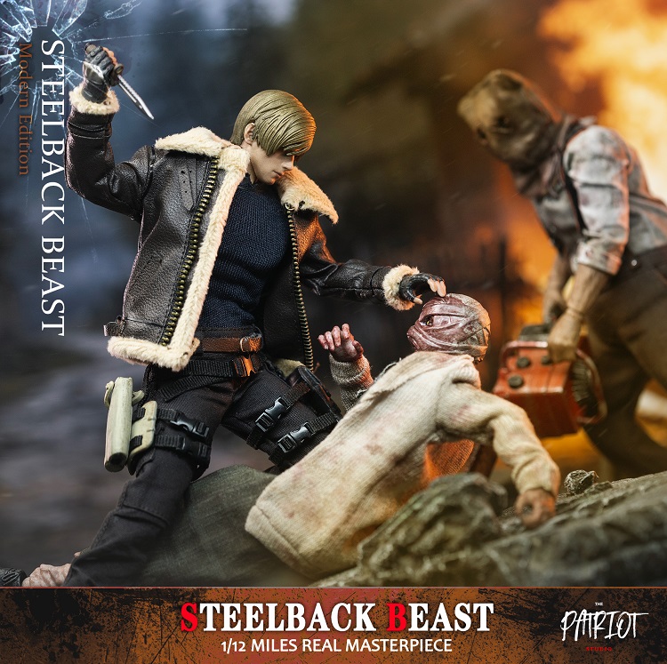 (In Stock)Patriot Studio 1/12 Leon Steelback Beast 6 Inch Movable Figure PA019