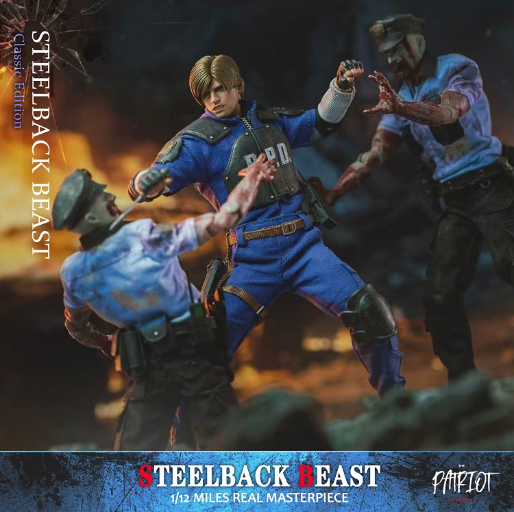 (In Stock)Patriot Studio 1/12 Leon Steelback Beast 6 Inch Movable Figure PA019