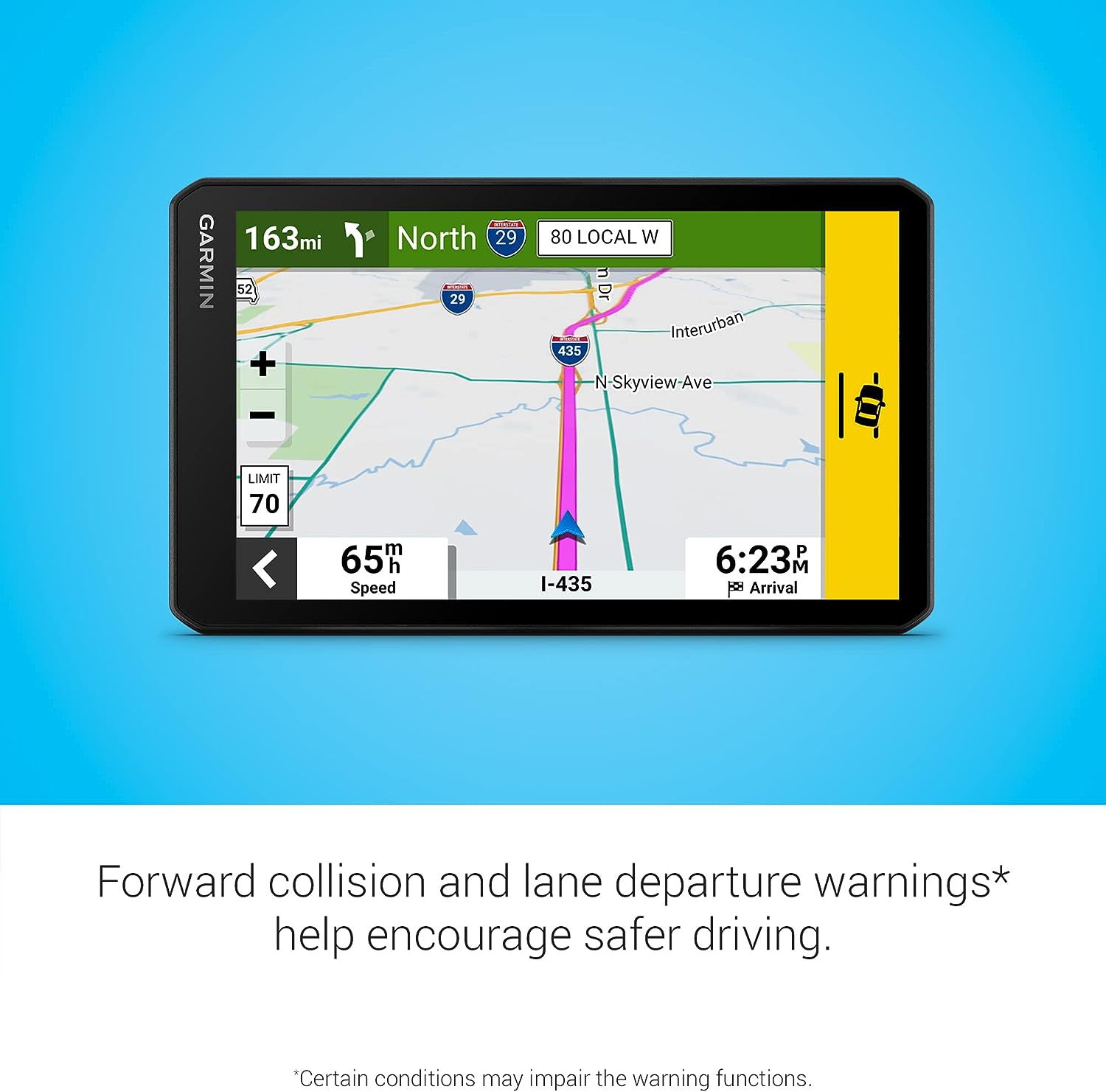 Garmin DriveSmart 86, 8-inch Car GPS Navigator with Bright, Crisp High-resolution Maps and Garmin Voice Assist