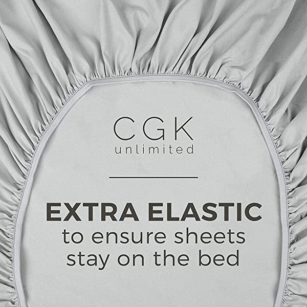 Queen Fitted Sheet - Single Fitted Deep Pocket Sheet - Fits Mattress Perfectly - Soft Wrinkle Free Sheet - 1 Fitted Sheet Only – Light Pink Queen Light Pink