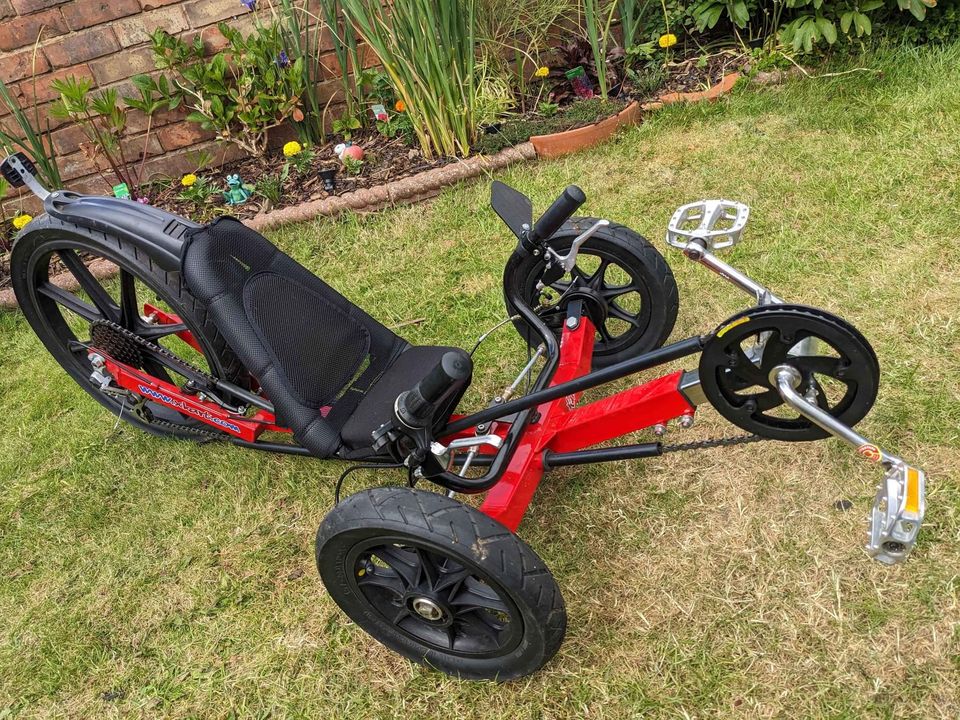 KMX KART K3 CHILDS SPORTS RECUMBENT TRIKE Bike