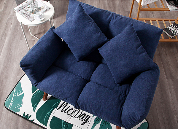 Lazy Sofa Bed Sleeper with 4 Pillows Recliner Chair for Living Room