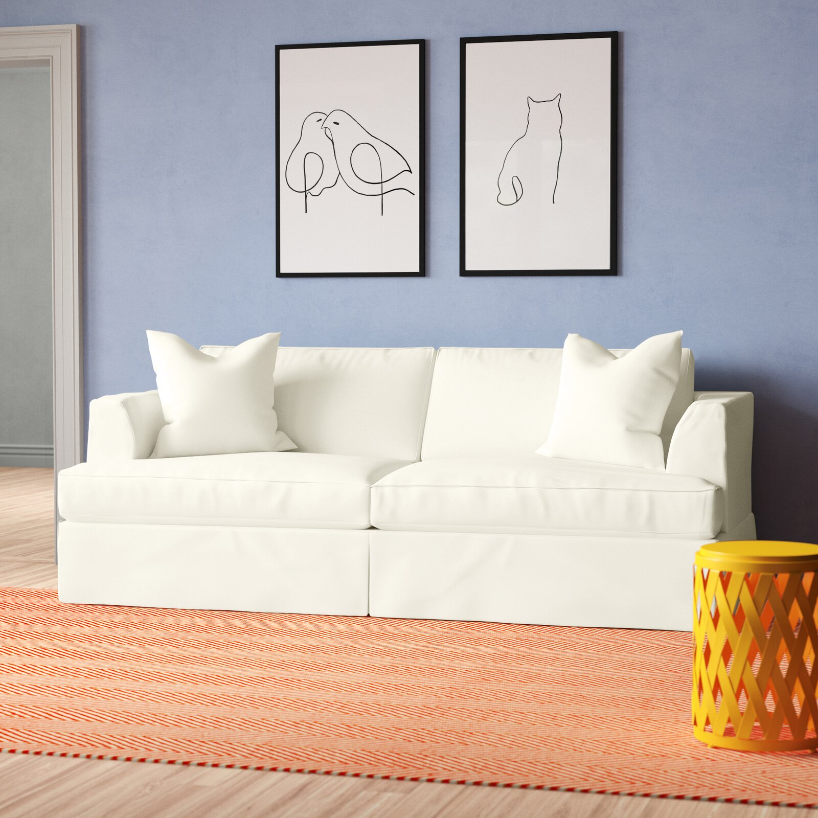 【Furniture】Lucia 93'' Sleeper Sofa