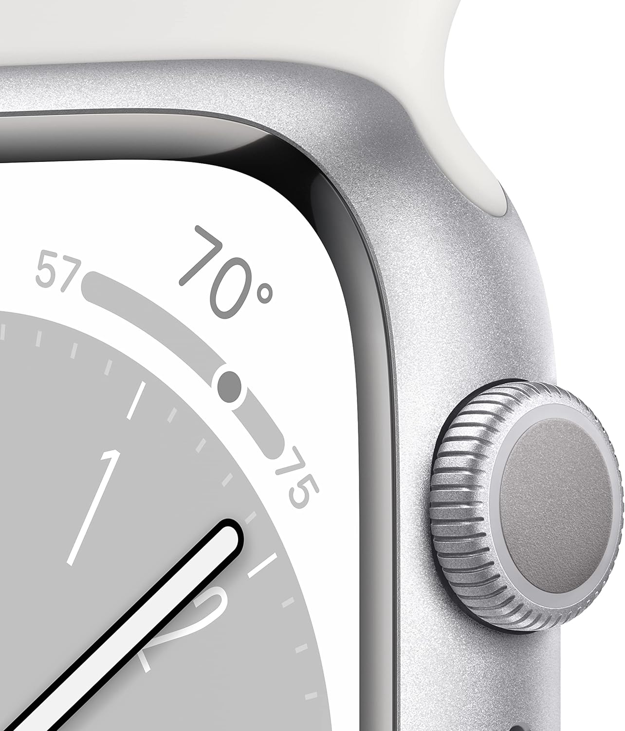 Apple Watch Series 8 (GPS) Smartwatch - (Product) Aluminum Case with (Product) Sport Band - Regular. Fitness tracker, blood oxygen and EKG app, waterproof